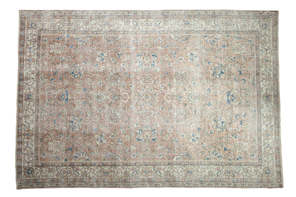 Vintage Distressed Oushak Carpet // ONH Item: 12201
