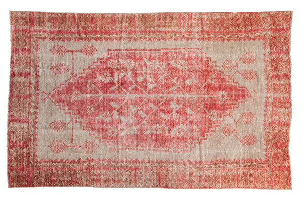 Vintage Distressed Oushak Rug // ONH Item: 12205