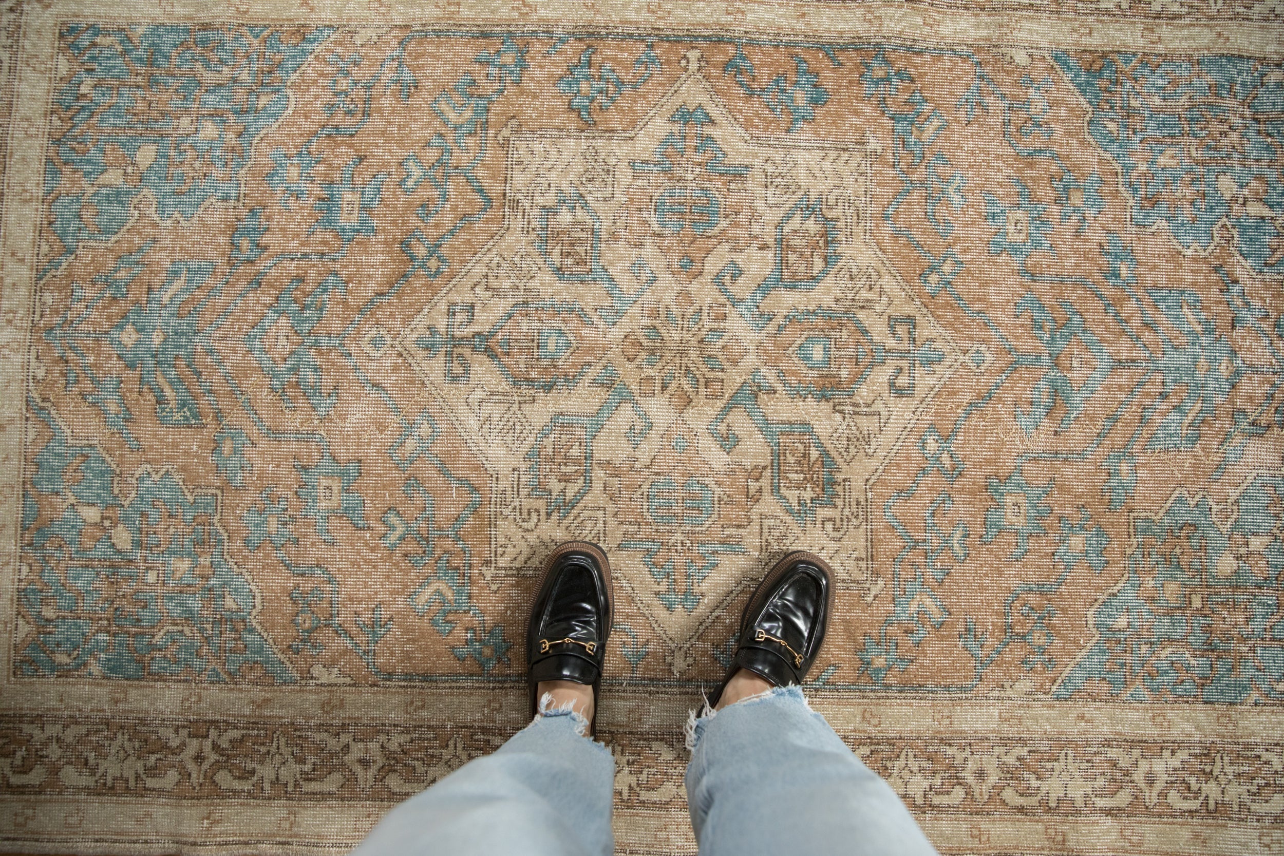 Vintage Distressed Sparta Rug // ONH Item: 12208, Image 1