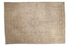 6.5x9.5 Vintage Distressed Turkish Tabriz Design Carpet