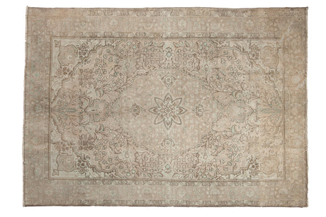 Vintage Distressed Turkish Tabriz Design Carpet // ONH Item: 12218