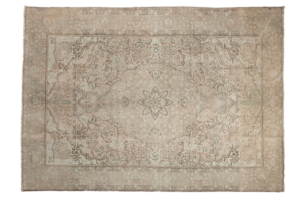 Vintage Distressed Turkish Tabriz Design Carpet // ONH Item: 12218