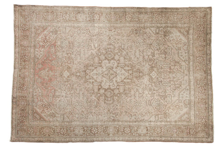 Vintage Distressed Turkish Tabriz Design Carpet // ONH Item: 12219