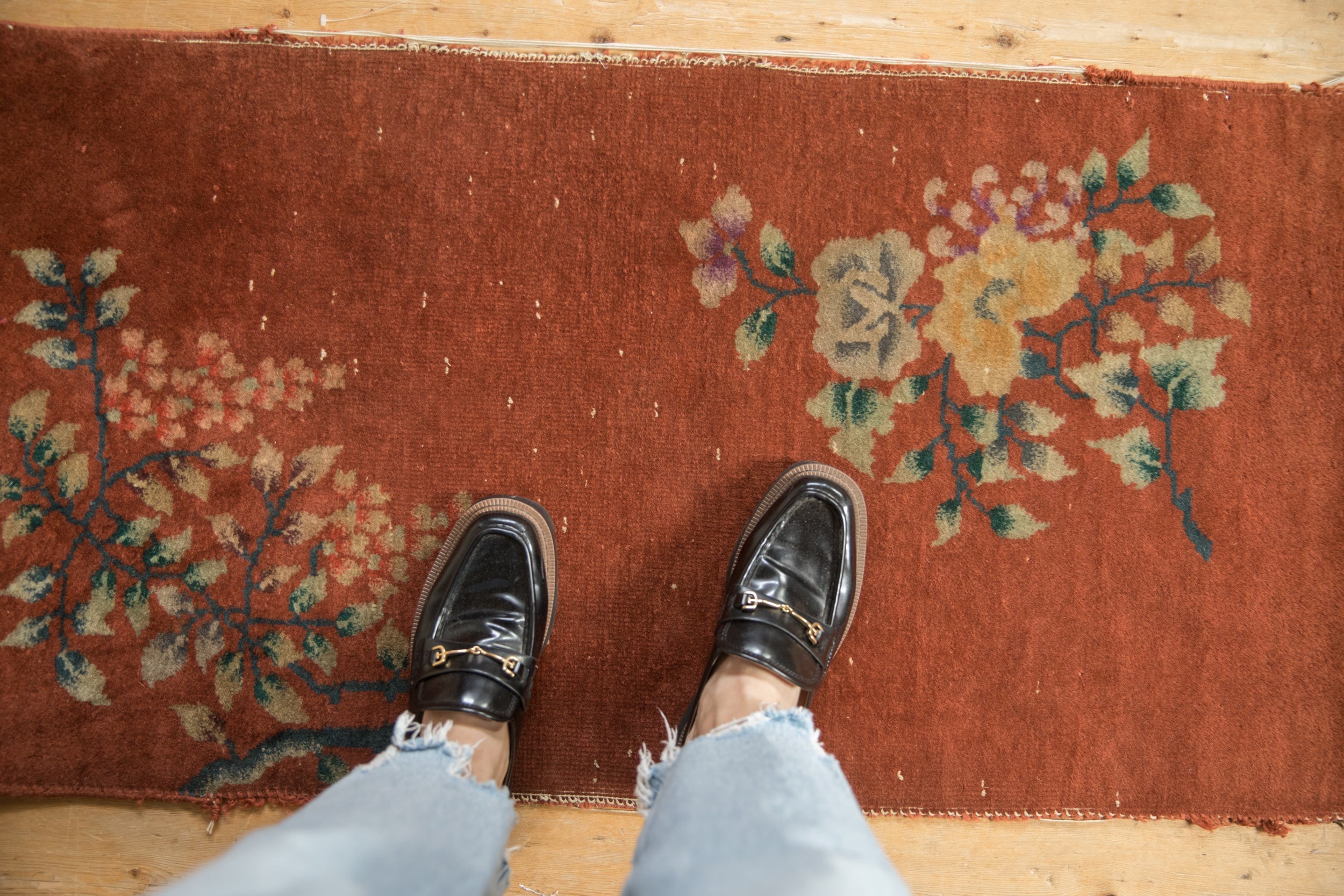 Antique Art Deco Rug Runner // ONH Item: 12222, Image 1