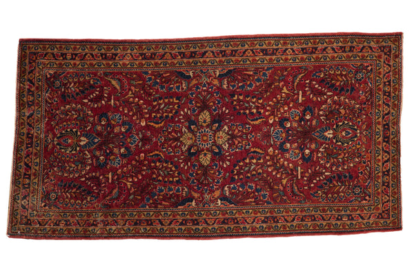 Vintage Sarouk Rug Runner // ONH Item: 12230