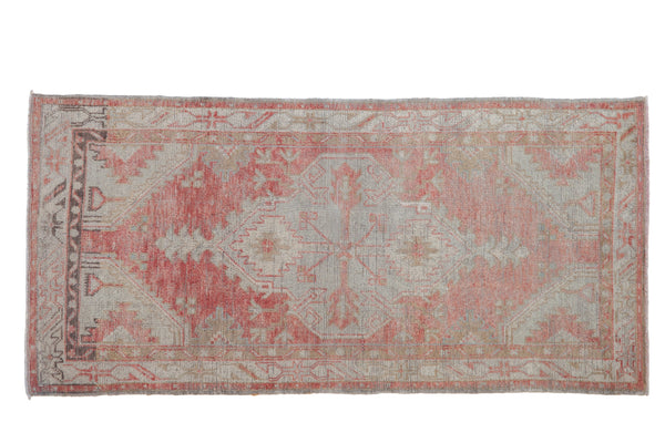 Vintage Distressed Oushak Rug Runner // ONH Item: 12235