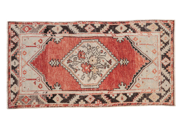 Vintage Distressed Oushak Rug Runner // ONH Item: 12238