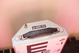 Vintage Graham Field eye exam light box top, with black handle, red toggle switch, and brand label.
