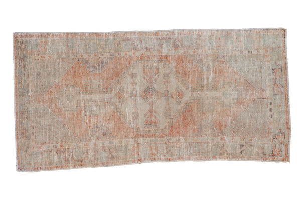 Vintage Distressed Oushak Rug Runner // ONH Item: 12240