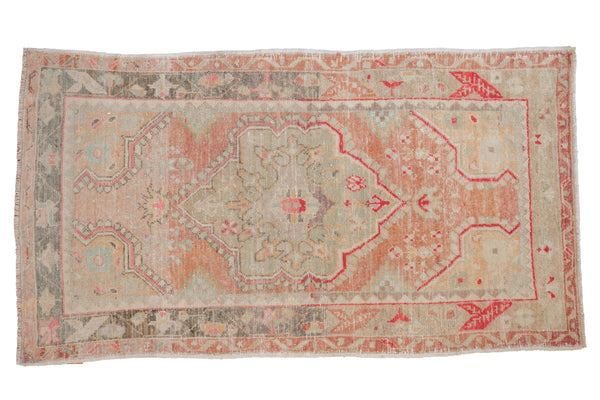 Vintage Distressed Oushak Rug // ONH Item: 12245