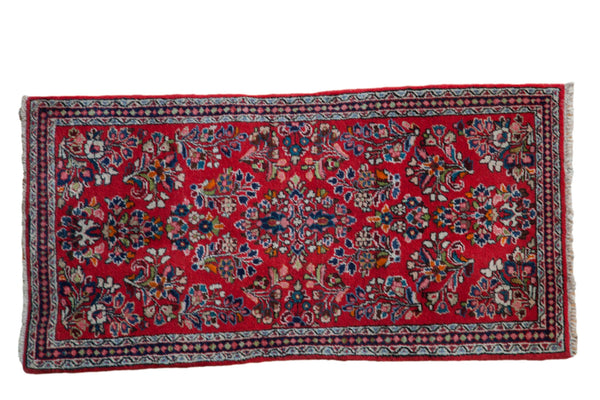 Vintage Sarouk Rug Runner // ONH Item: 12248