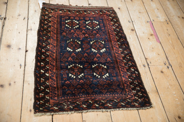 Antique Belouch Rug Mat // ONH Item: 12259, Image 4