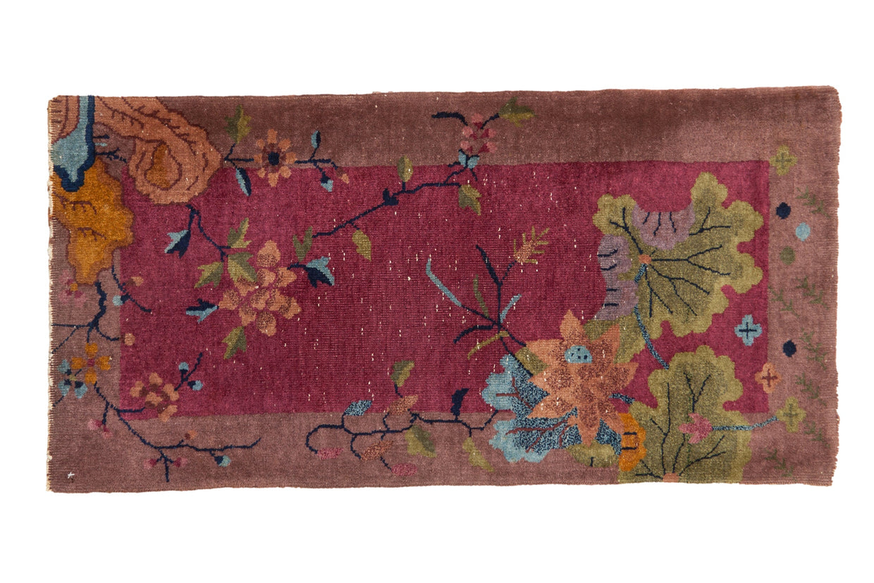 Antique Art Deco Rug Runner // ONH Item: 12267