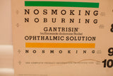 Vintage eye chart showing 