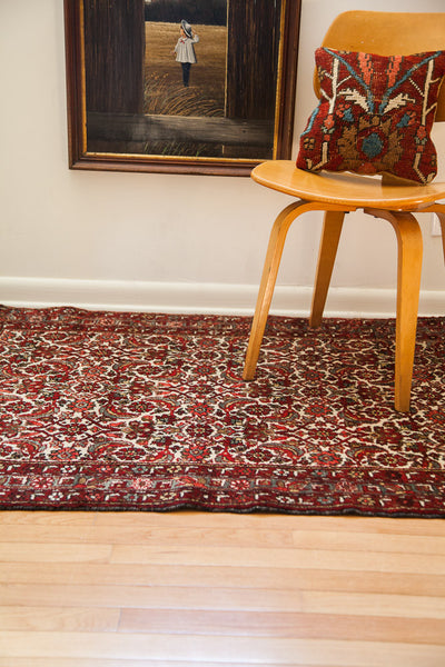 3x5 Red Allover Design Hamedan // ONH Item 1229 Image 7