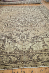 8.5x11.5 Vintage Distressed Mehrivan Square Carpet