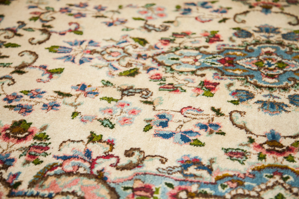 3x5 White Floral Kerman Rug // ONH Item 1230 Image 1