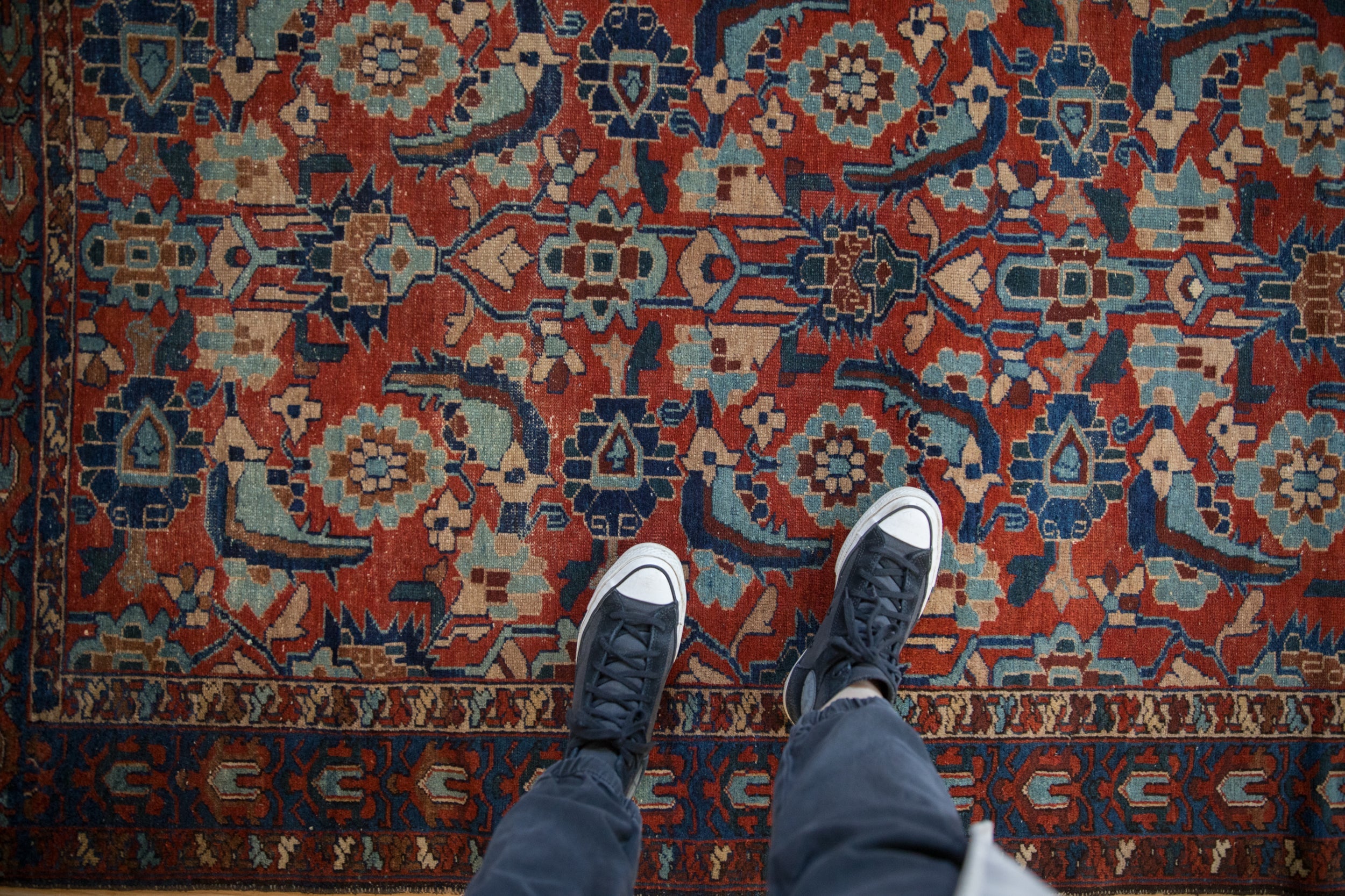 Antique Fine Malayer Rug // ONH Item: 12303, Image 1