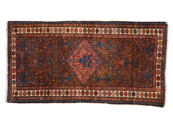 Vintage Kurdish Hamadan Rug // ONH Item: 12304