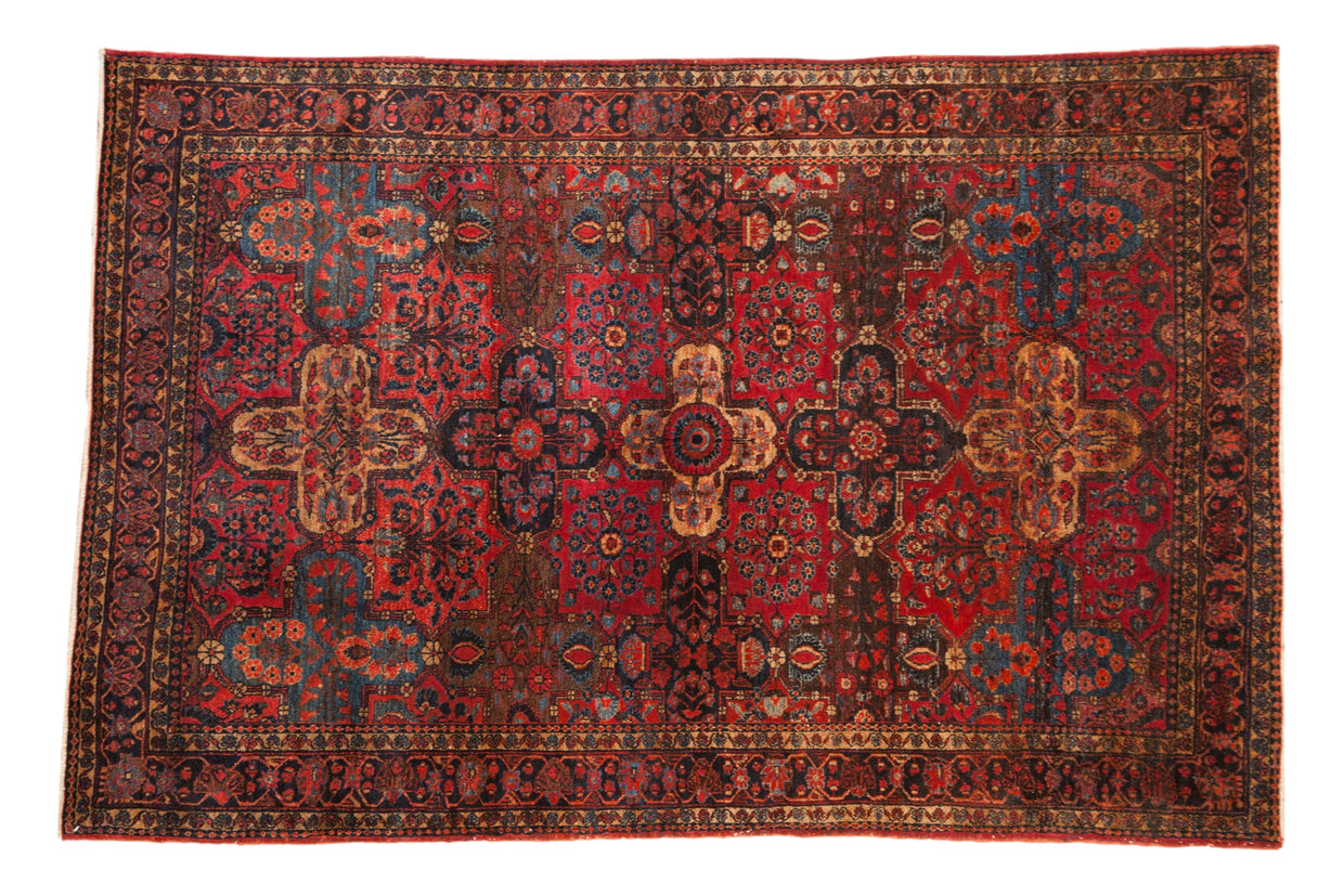 4x6.5 Antique Sarouk Rug