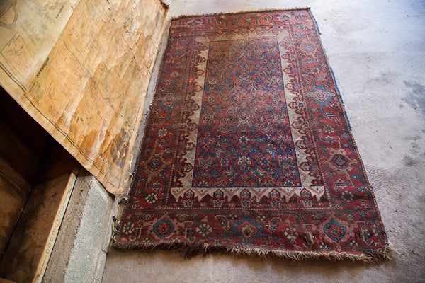 4x6 Worn Antique Bijar Rug // ONH Item 1232 Image 3