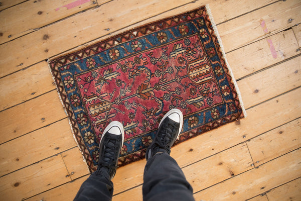 Vintage Lilihan Square Rug Mat // ONH Item: 12327, Image 1