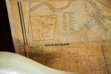 Close-up of the 1859 map showing Grassy Point, Montgomery, and Newburgh details.