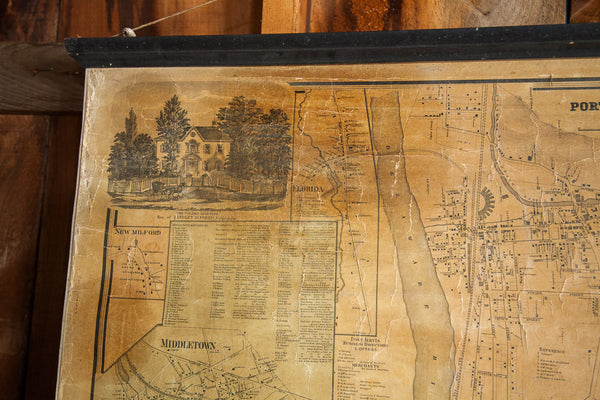 Pre-Civil War Orange Rockland County Map // ONH Item 1233 Image 11