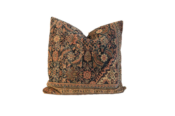 XL Vintage Rug Fragment Pillow 24x24 // ONH Item: 12335