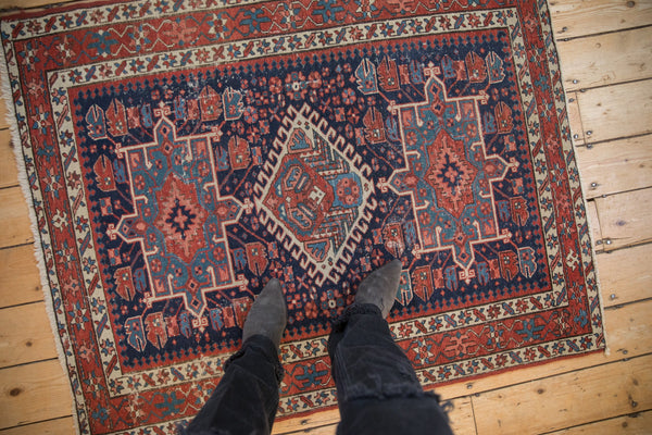 Antique Fine Karaja Square Rug // ONH Item: 12346, Image 1