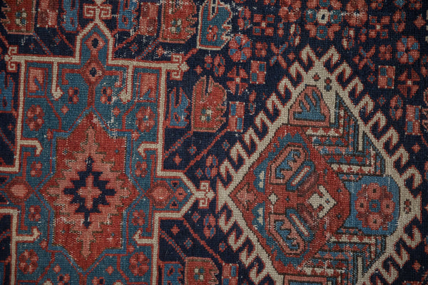 Antique Fine Karaja Square Rug // ONH Item: 12346, Image 2