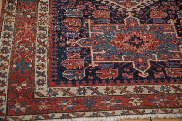 Antique Fine Karaja Square Rug // ONH Item: 12346, Image 7