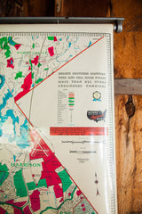 Industrial Westchester Hearne Brothers Pull Down Map // ONH Item 1235 Image 9