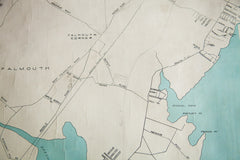 Portland Maine Pull Down Map // ONH Item 1237 Image 3