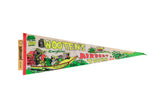 Vintage Wooten's Airboat Tours Ochopee Florida felt pennant, vibrant Everglades swamp graphics, 23