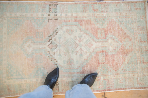 Vintage Distressed Oushak Rug // ONH Item: 12388, Image 1