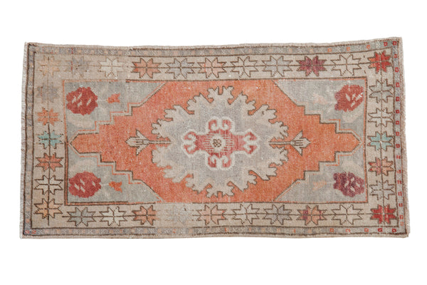 Vintage Distressed Oushak Rug Runner // ONH Item: 12389