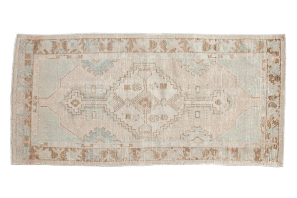 Vintage Distressed Oushak Rug Runner // ONH Item: 12393