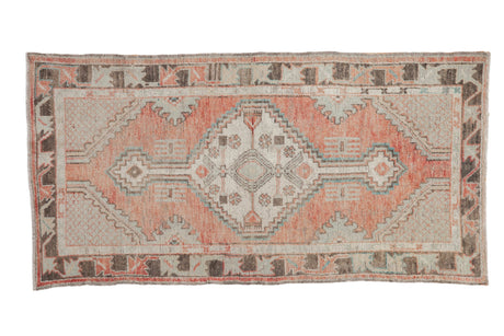 Vintage Distressed Oushak Rug Runner // ONH Item: 12397