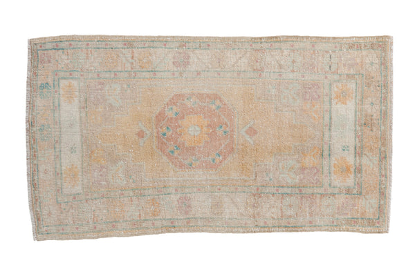 Vintage Distressed Oushak Rug Runner // ONH Item: 12399