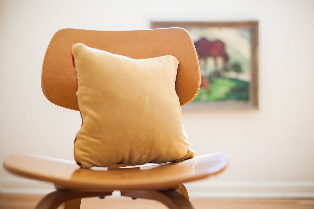 Red Persian Rug Pillow // ONH Item 1241 Image 1