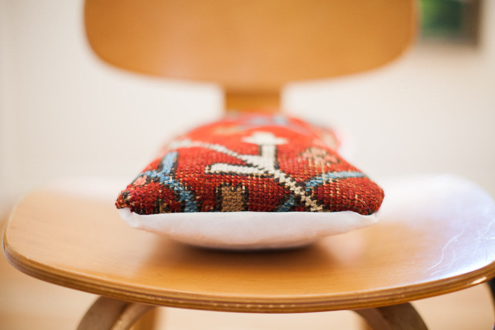 Small Persian Rug Pillow // ONH Item 1242 Image 1