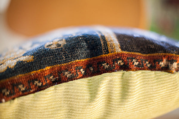 Antique Turkish Rug Pillow // ONH Item 1243 Image 4