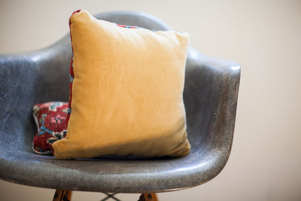 Red Persian Rug Pillow // ONH Item 1244 Image 3