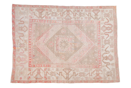 Vintage Distressed Oushak Carpet // ONH Item: 12444