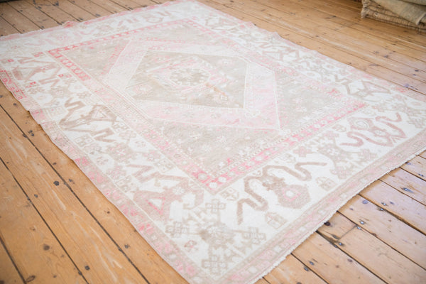 Vintage Distressed Oushak Carpet // ONH Item: 12444, Image 3
