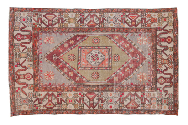 Vintage Distressed Oushak Carpet // ONH Item: 12446