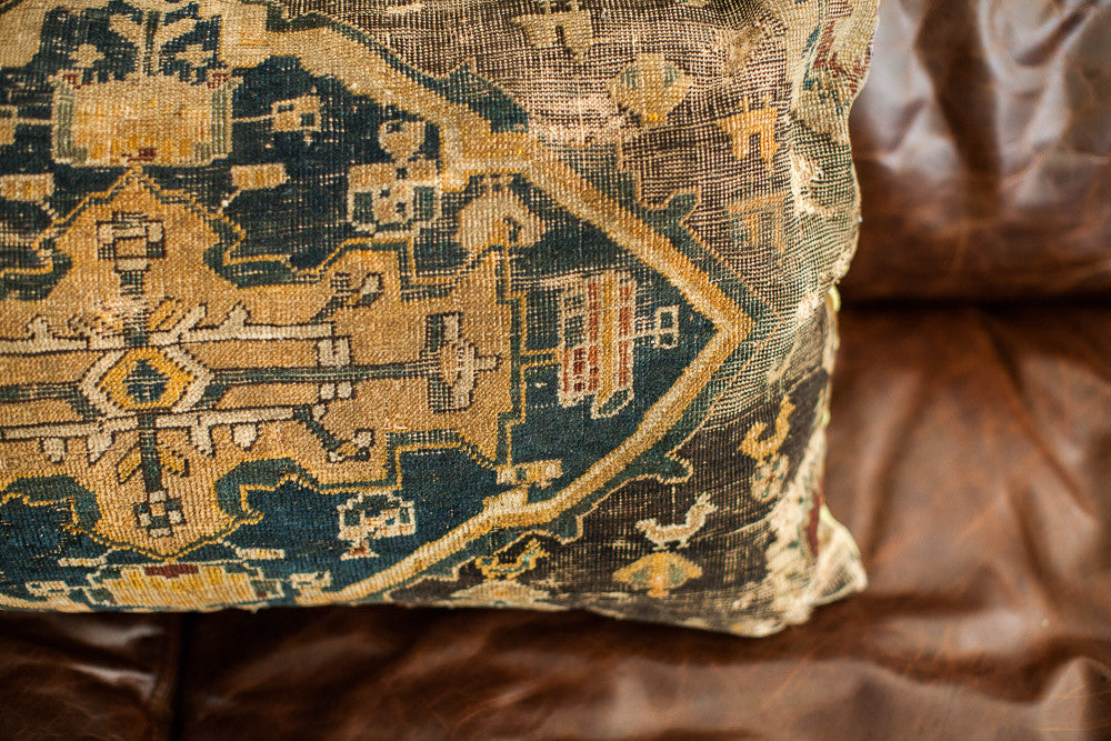 Oversize Turkish Rug Pillow // ONH Item 1247 Image 1