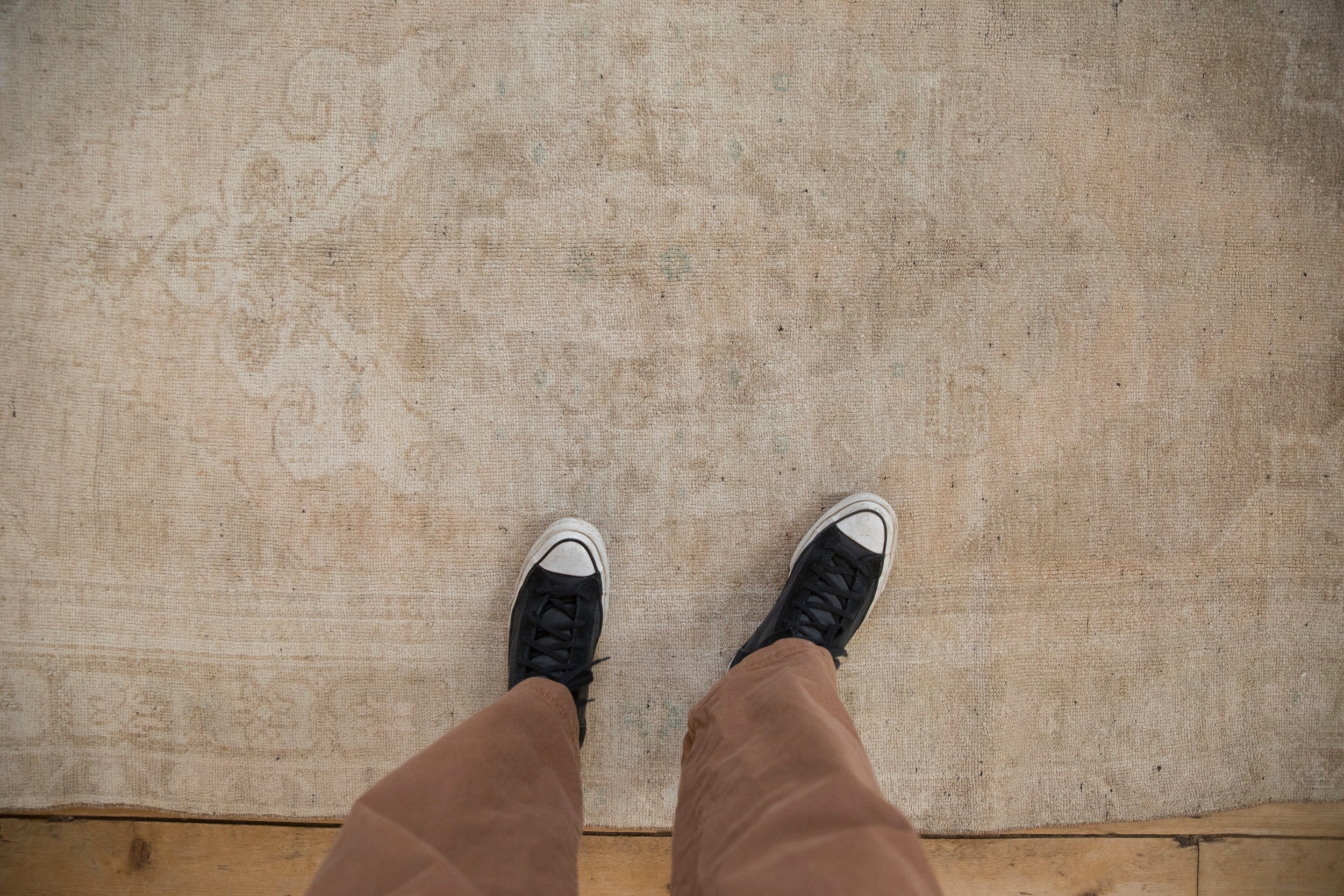 Vintage Distressed Oushak Rug Runner // ONH Item: 12473, Image 1