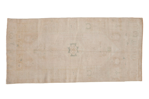 Vintage Distressed Oushak Rug Runner // ONH Item: 12475